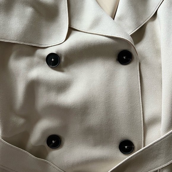 Zara Double-Breasted Trench Coat, Size S - Picture 7 of 8